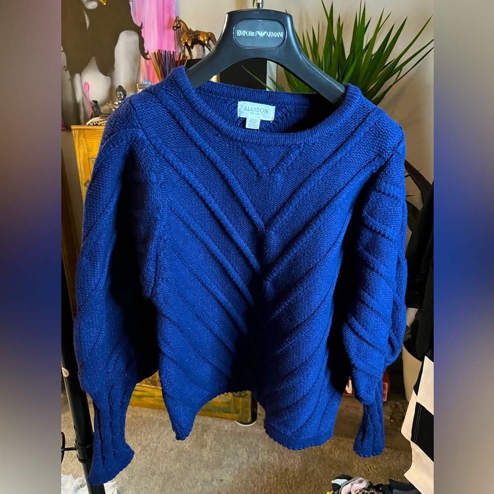 Allison New York blue sweater from Saks Fifth Off